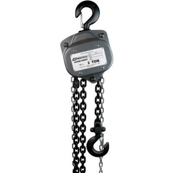 Oz Lifting Products OZ Lifting Industrial Manual Chain Hoist, 2 Ton Capacity 15' Lift OZIND020-15CH